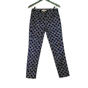 MICHAEL MICHAEL KORS Geometric Print Basics Ankle Pant Sz 2